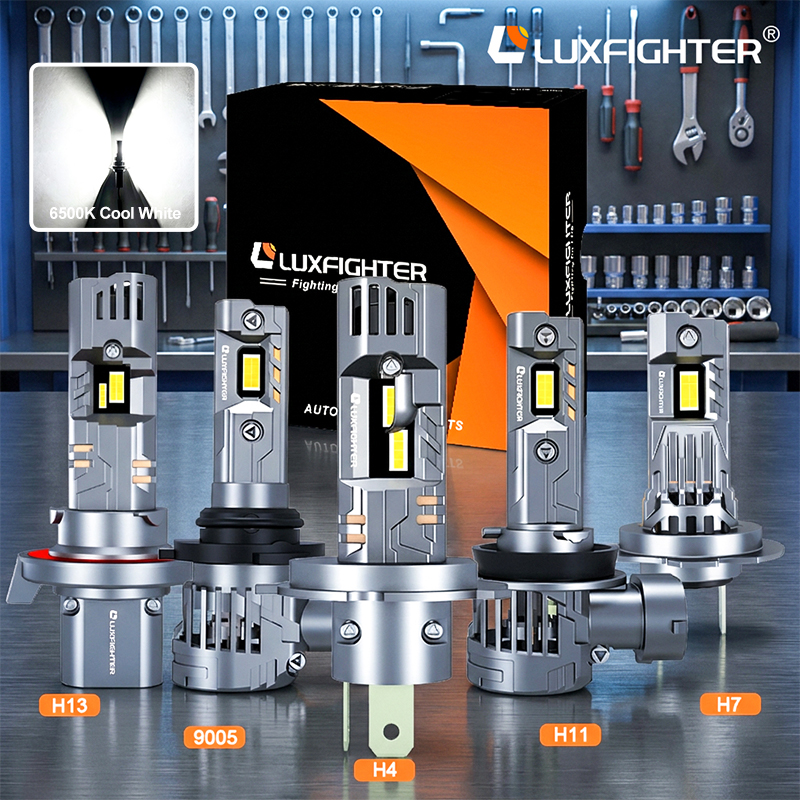 Ar LED priekiniai žibintai taupo energiją, ar jiems reikia energijos? Luxfighter automobilio žibintai viską paaiškina vienu ypu