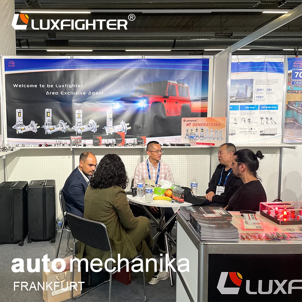 Pilotinė automobilių apšvietimo technologija: „Luxfighter“ debiutavo 2026 m. „Automechanika Frankfurt“ automobilių dalių parodoje